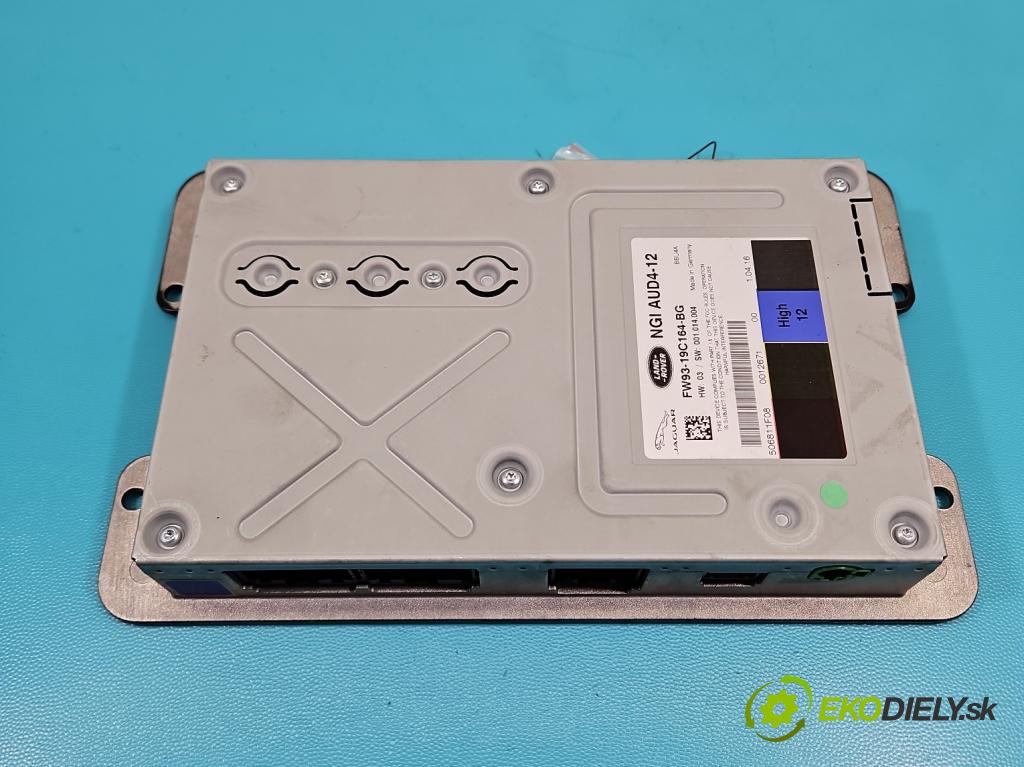 Jaguar XE 2015-2024 2.0d 179KM automatic 132 kW 1999 cm3 4- Zesilovač: FW93-19C164-BG (Zesilovače)