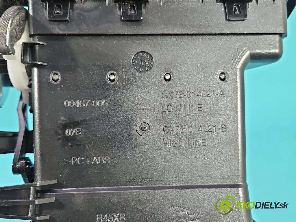 Jaguar XE 2015-2024 2.0d 179KM automatic 132 kW 1999 cm3 4- Mřížka: kúrenia stredová GX73-014L21-B (Mriežka kúrenia (fukár))