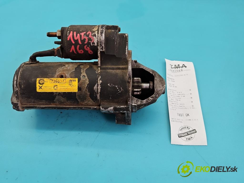 Audi A4 B5 1994-2001 1.6 8V 101 HP manual 74 kW 1595 cm3 4- štartér  (Štartér)