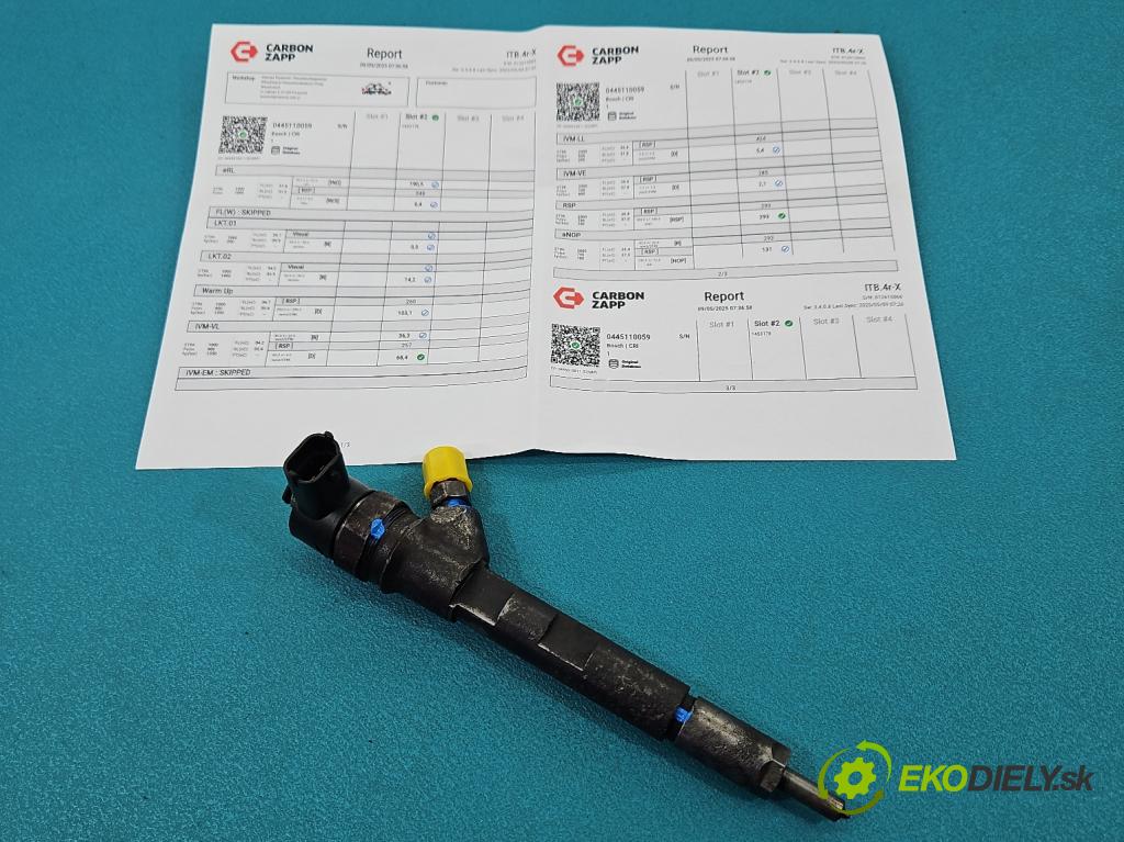 Chrysler Voyager IV 2000-2007 2.5 crdi 143 HP manual 105 kW 2499 cm3 5- vstrek 0445110059 (Vstrekovač paliva)