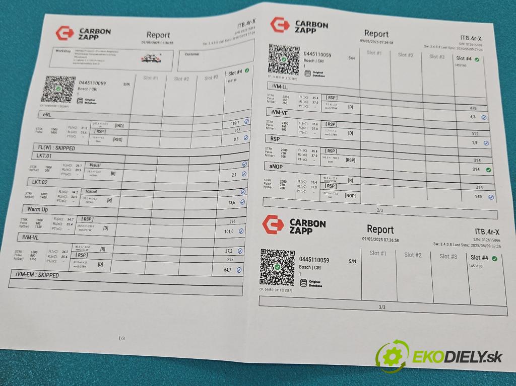 Chrysler Voyager IV 2000-2007 2.5 crdi 143 HP manual 105 kW 2499 cm3 5- vstrek 0445110059 (Vstrekovač paliva)
