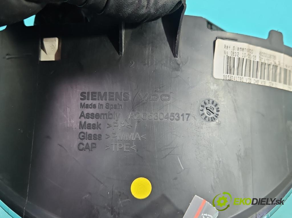 Peugeot 1007 1.4 hdi 68 HP manual 50 kW 1398 cm3 3- prístrojovka/ budíky A2C53106799 (Prístrojová doska)