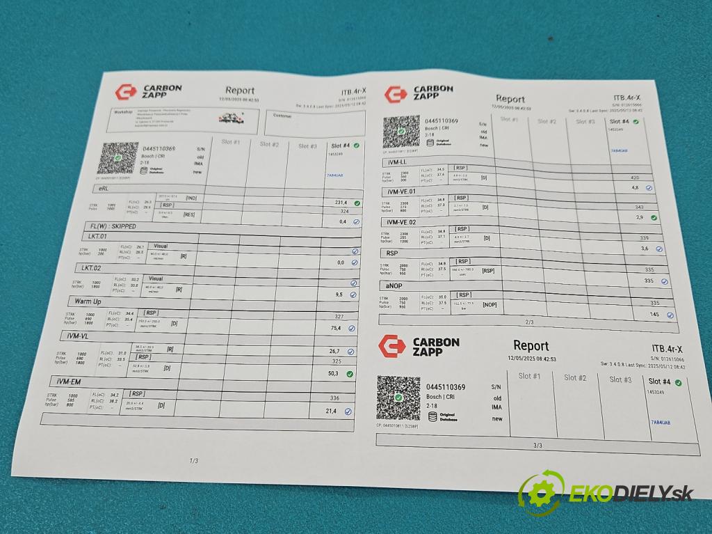 Skoda Superb II 2008-2015 2.0 tdi 170 HP automatic 125 kW 1968 cm3 5- vstrek 0445110369 (Vstrekovač paliva)
