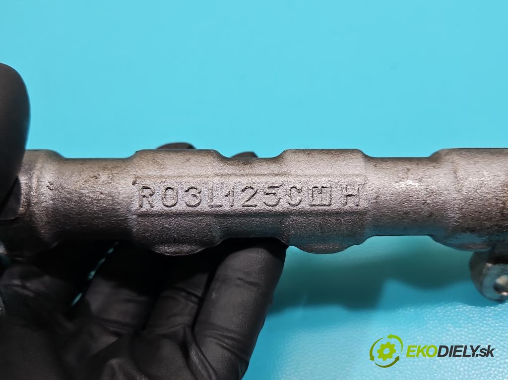 Skoda Superb II 2008-2015 2.0 tdi 170 HP automatic 125 kW 1968 cm3 5- lišta vstrekovacia 034L130089P (Vstrekovacia lišta)