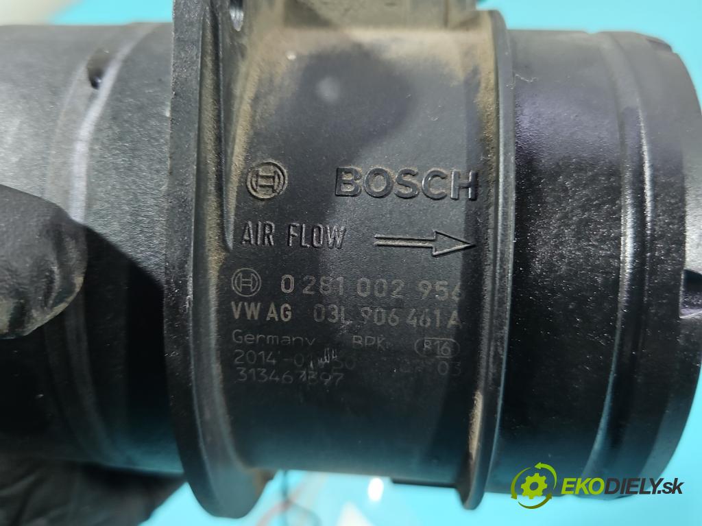 Skoda Superb II 2008-2015 2.0 tdi 170 HP automatic 125 kW 1968 cm3 5- průtokoměr: 0281002956 (Váha vzduchu)