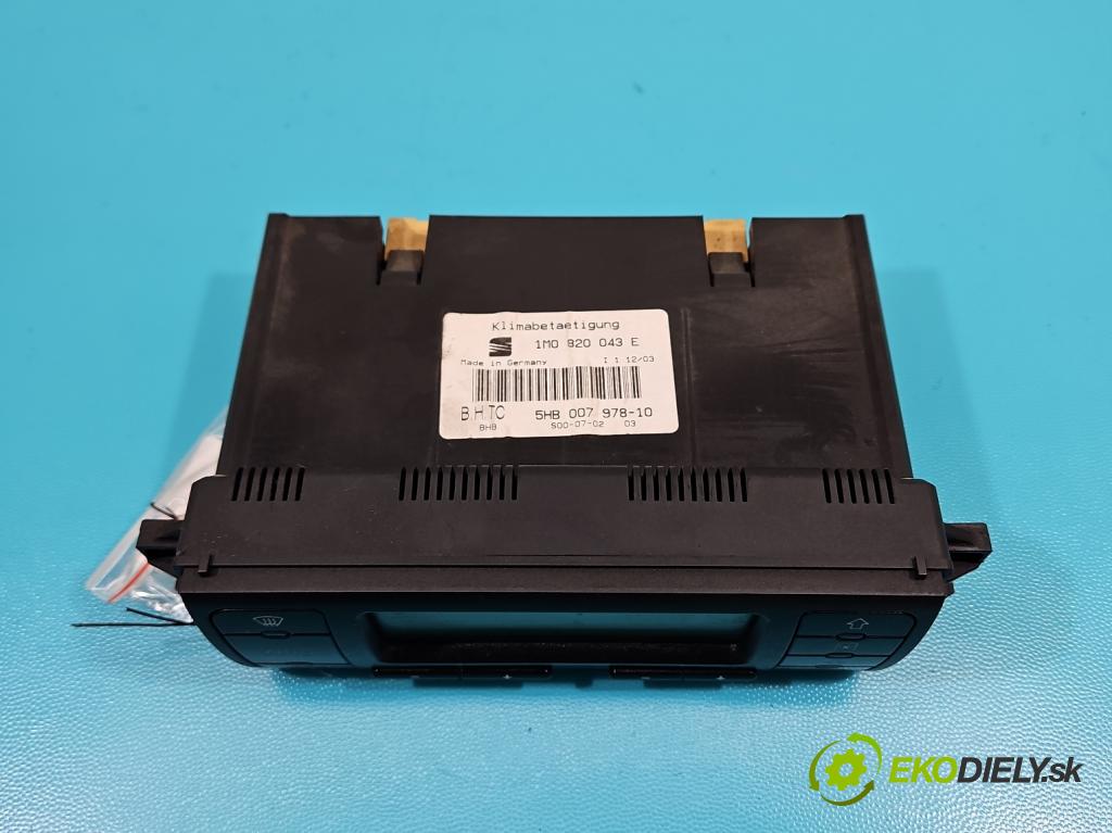 Seat Toledo II 1998-2004 1.9 tdi 90 HP manual 66 kW 1896 cm3 4- panel kúrenia 1M0820043E