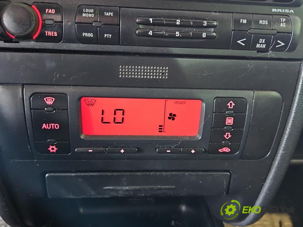 Seat Toledo II 1998-2004 1.9 tdi 90 HP manual 66 kW 1896 cm3 4- panel kúrenia 1M0820043E
