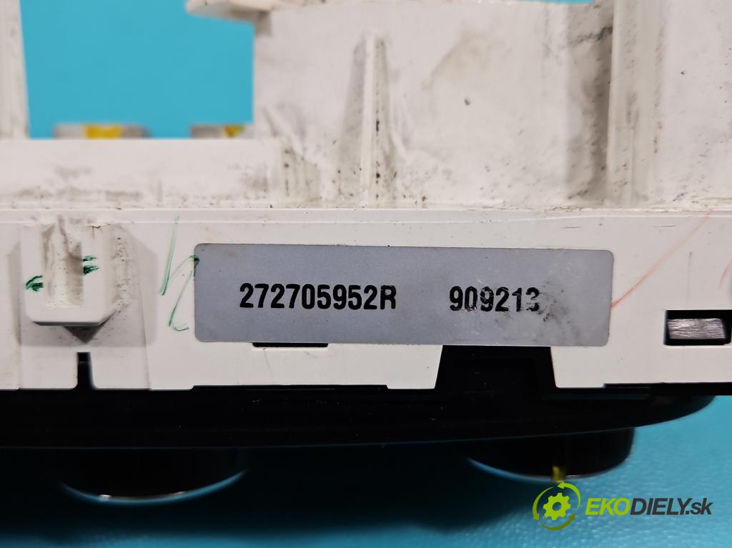 Renault Clio IV 2012-2020 1.1 16V 75 HP manual 55 kW 1149 cm3 5- panel kúrenia 272705952R