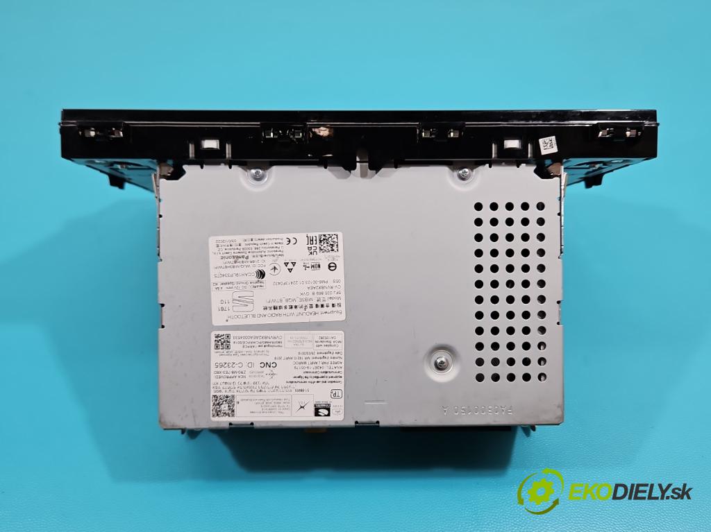 Seat Ibiza V KJ 2017- 1.0 TSI 95 HP manual 70 kW 999 cm3 5- Radio originál 5FJ035869B