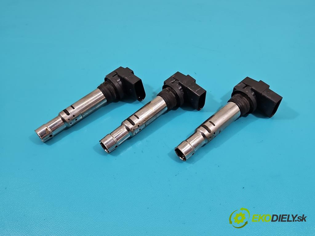 Audi A3 8P 2003-2012 1.4 TFSI 125 HP manual 92 kW 1390 cm3 5- cievka zapaľovacia 036905715E (Zapaľovacia cievka)