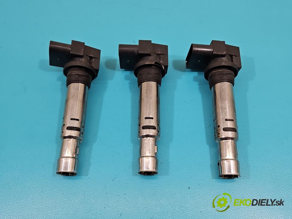 Audi A3 8P 2003-2012 1.4 TFSI 125 HP manual 92 kW 1390 cm3 5- cievka zapaľovacia 036905715E (Zapaľovacia cievka)