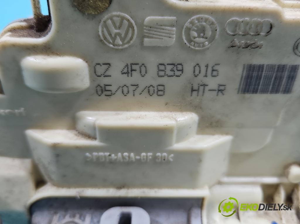 Audi A3 8P 2003-2012 1.4 TFSI 125 hp manual 92 kW 1390 cm3 5- zámek zadní pravý 4F0839016