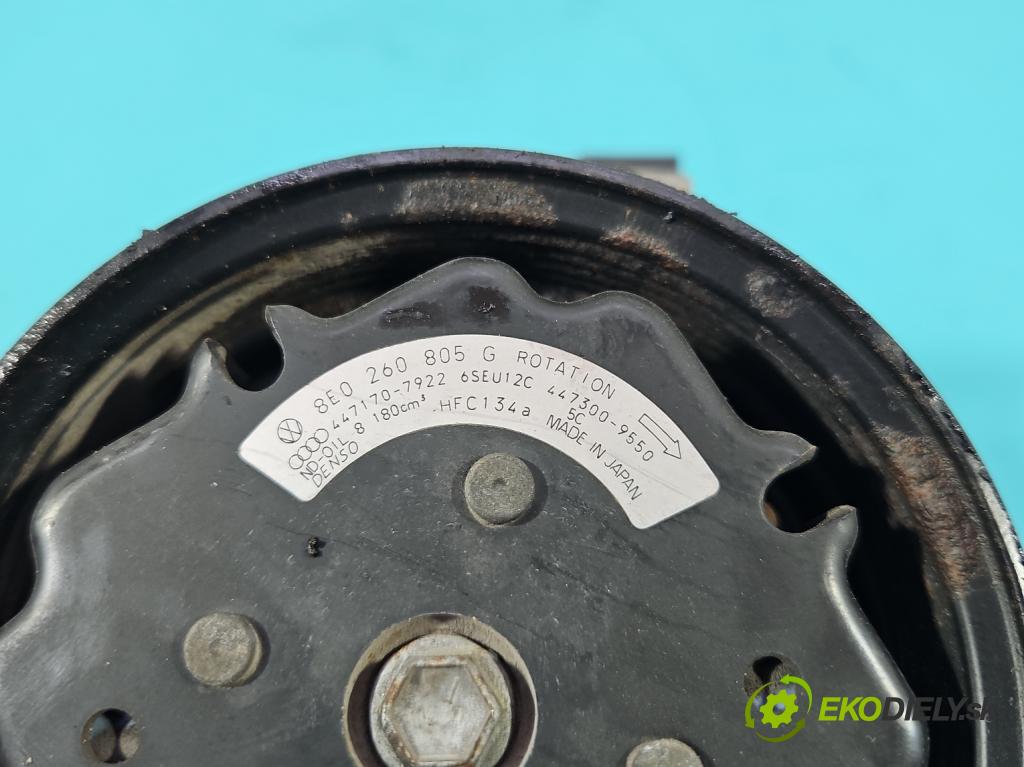 Audi A4 B6 2000-2004 2.0 20V (ALT) 131 HP automatic 96 kW 1984 cm3 4- Kompresor: klimatizácie 447220-8412 (Kompresor klimatizácie)