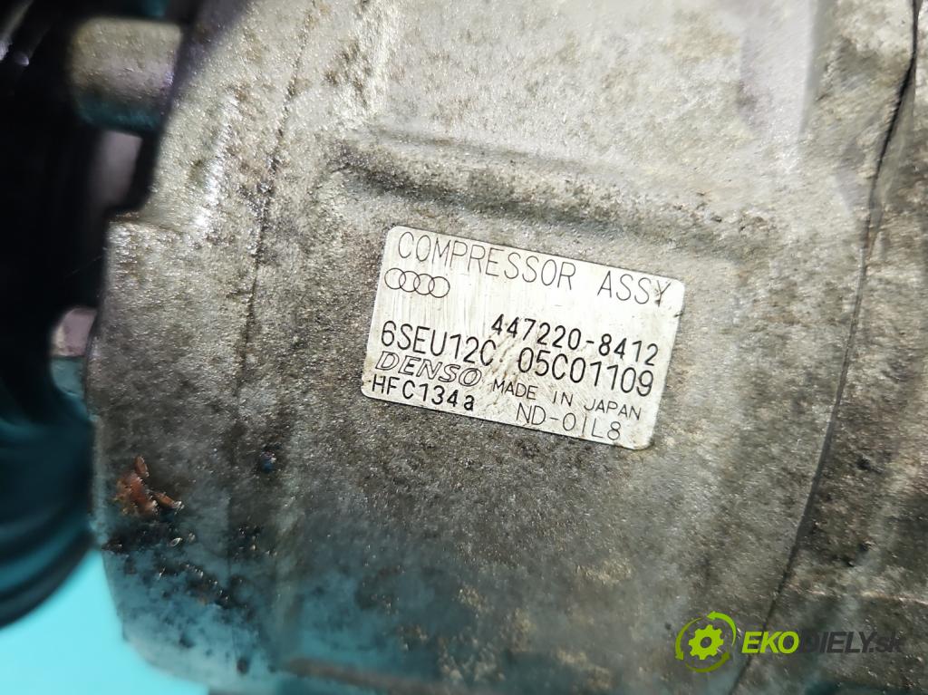Audi A4 B6 2000-2004 2.0 20V (ALT) 131 HP automatic 96 kW 1984 cm3 4- Kompresor: klimatizácie 447220-8412 (Kompresor klimatizácie)