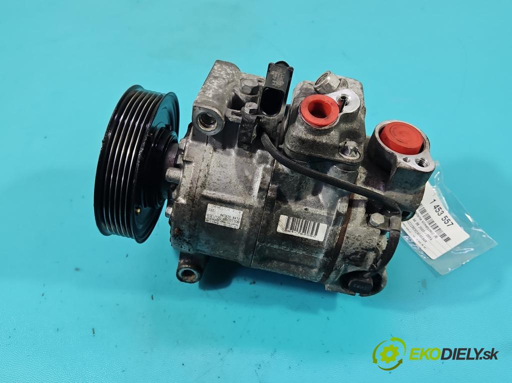 Audi A4 B6 2000-2004 2.0 20V (ALT) 131 HP automatic 96 kW 1984 cm3 4- Kompresor: klimatizácie 447220-8412 (Kompresor klimatizácie)