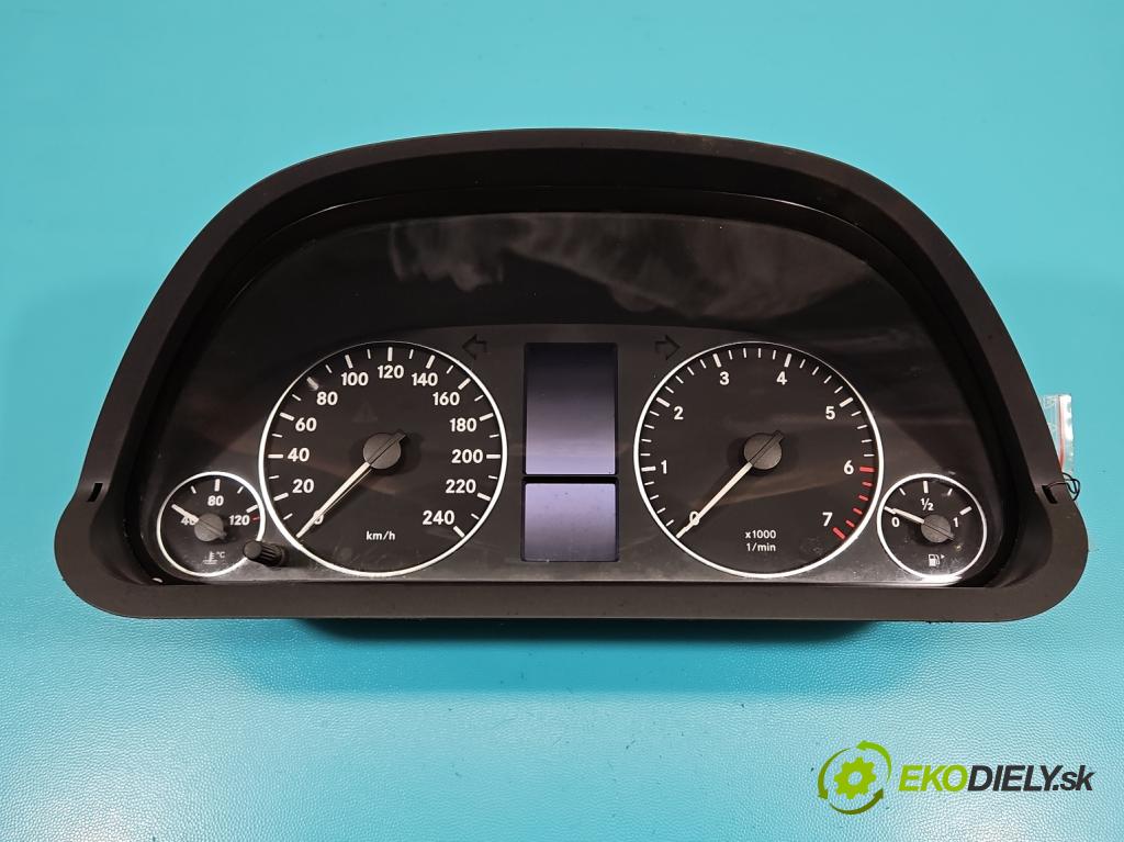 Mercedes A W169 2004-2012 1.5 95 HP manual 70 kW 1498 cm3 5- prístrojovka/ budíky 1031098101 (Prístrojová doska)