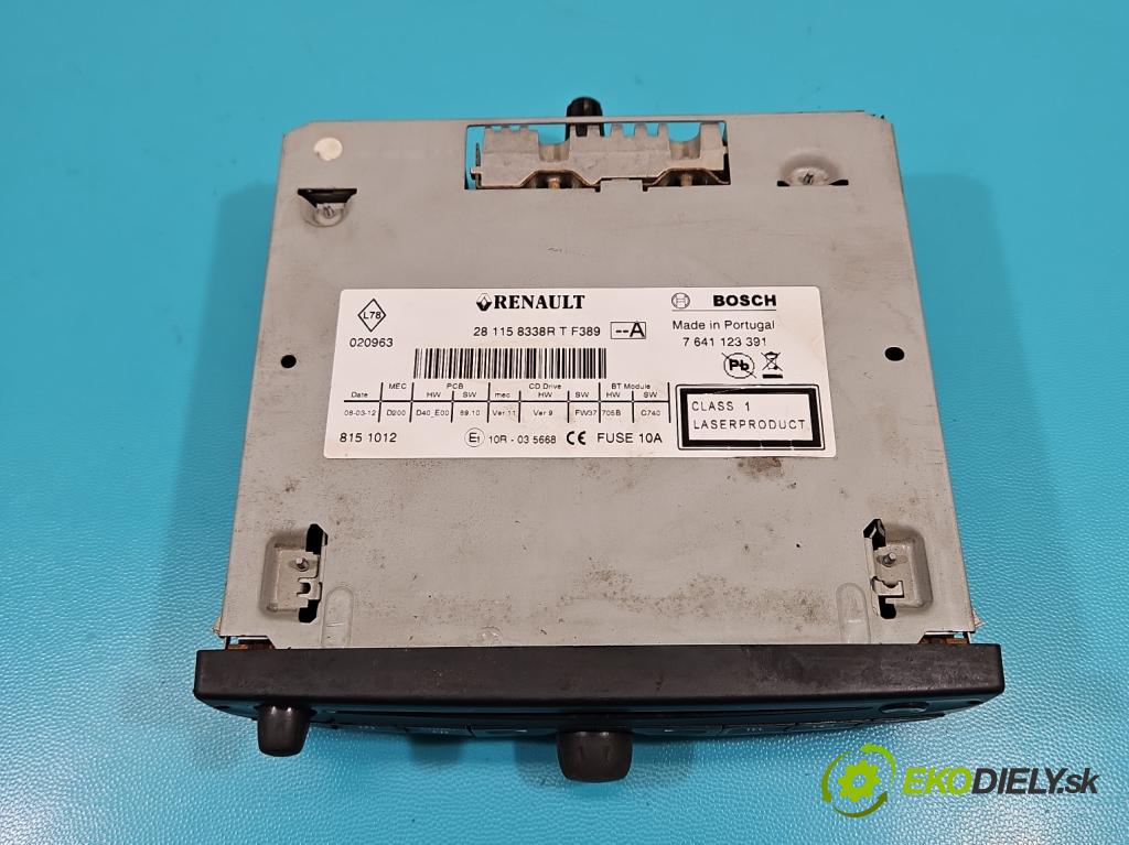 Renault Master III 2010-2019 2.3 dci 125 HP manual 92 kW 2299 cm3 5- Radio originál 281158338R