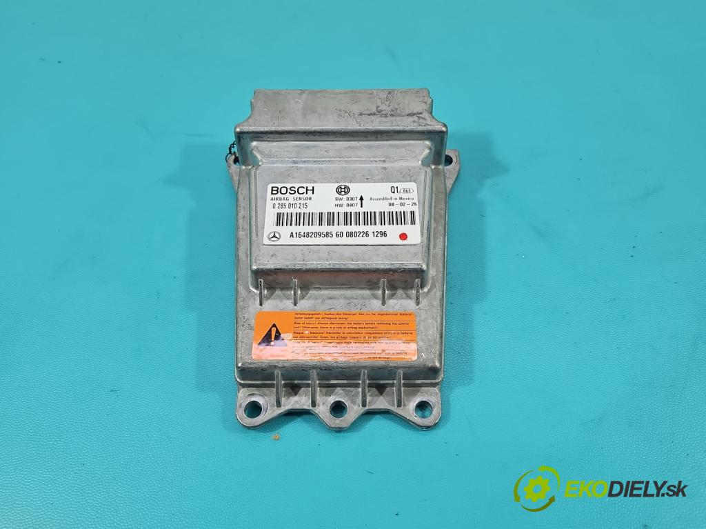 Mercedes ML W164 2005-2011 3.0 cdi (642940) 224 hp automatic 165 kW 2987 cm3 5- řídící jednotka polštáře: A1648209585