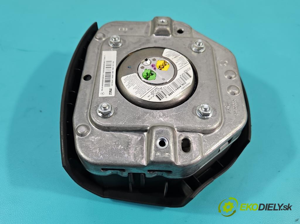 Mercedes ML W164 2005-2011 3.0 cdi (642940) 224hp automatic 165 kW 2987 cm3 5- airbag vzduch: Řidiči: A1644600098 (Airbag)