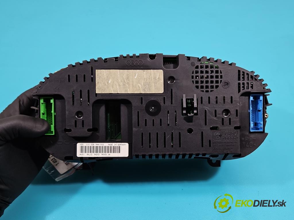 Audi A3 8L 1996-2003 1.6 SR 101 HP manual 74 kW 1595 cm3 3- prístrojovka/ budíky 110008944/002 (Prístrojová doska)