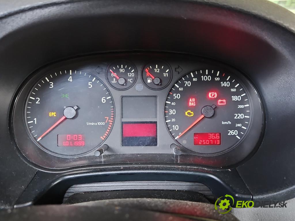 Audi A3 8L 1996-2003 1.6 SR 101 HP manual 74 kW 1595 cm3 3- prístrojovka/ budíky 110008944/002 (Prístrojová doska)