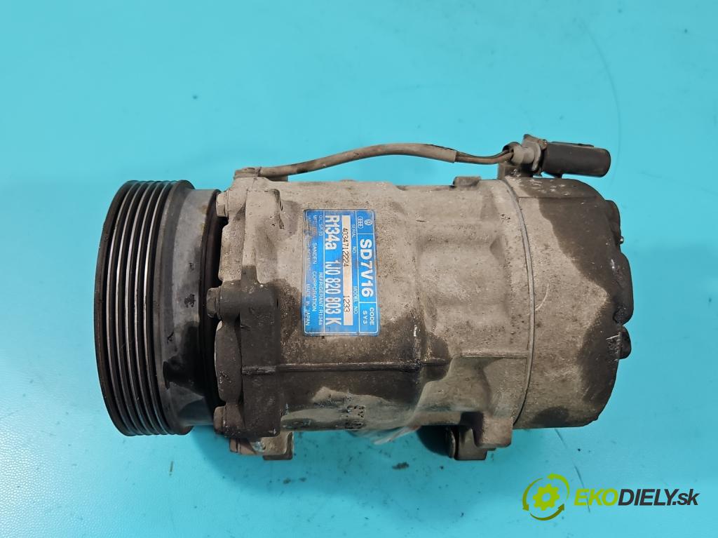 Seat Toledo II 1998-2004 1.9 tdi 90 HP manual 66 kW 1896 cm3 4- Kompresor: klimatizácie 1J0820803K (Kompresor klimatizácie)
