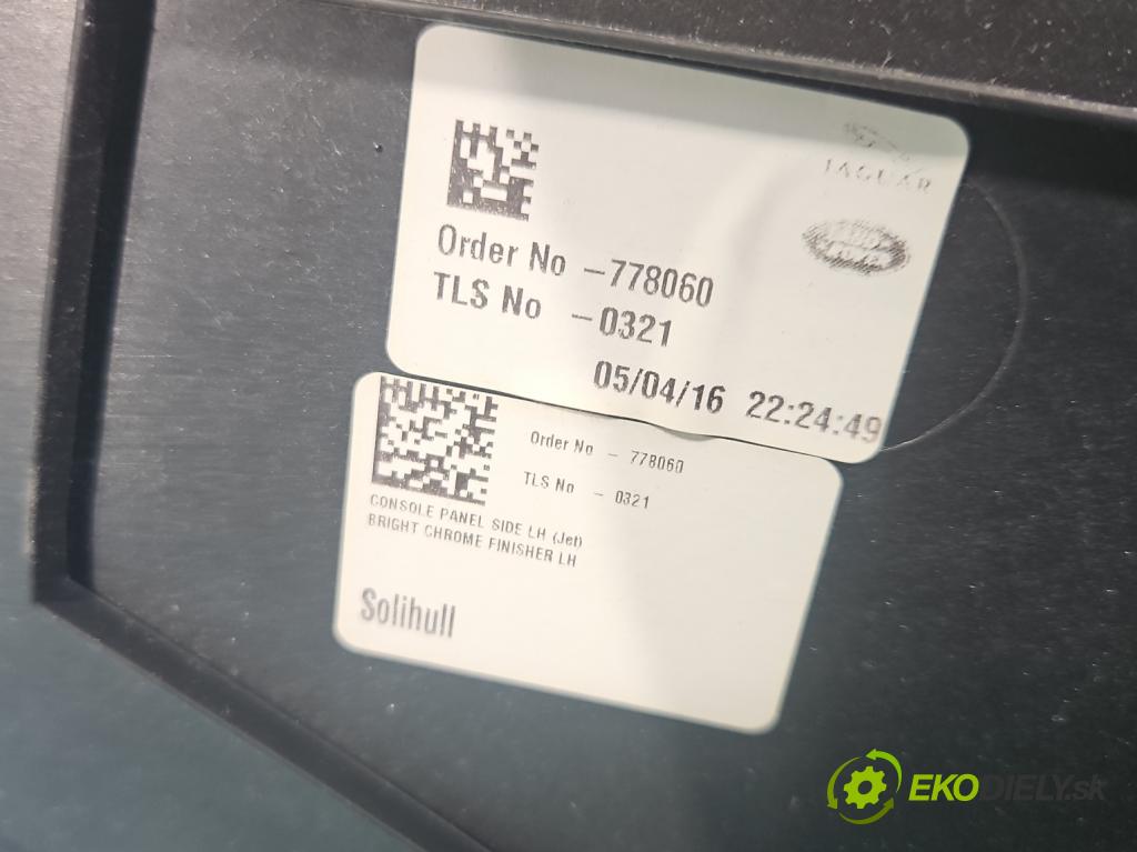 Jaguar XE X760 2015-2024 2.0d 179KM automatic 132 kW 1999 cm3 4- loketní opěrka  (Loketní opěrka)