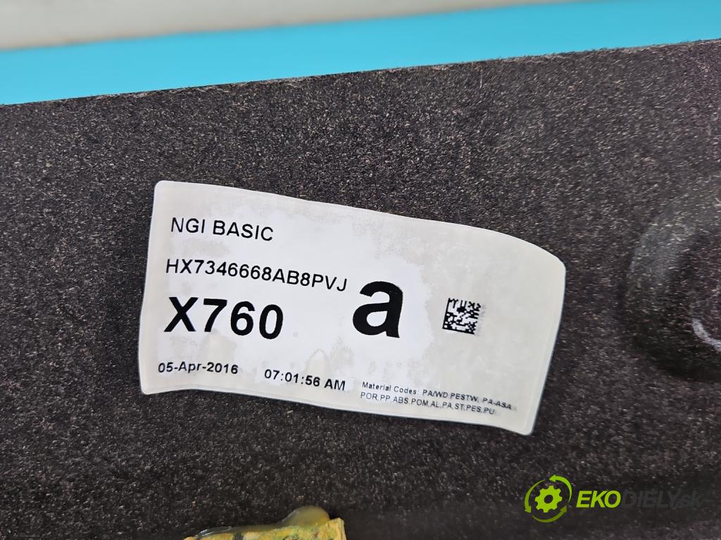 Jaguar XE 2015-2024 2.0d 179KM automatic 132 kW 1999 cm3 4- zadná  (Pláto kufra)