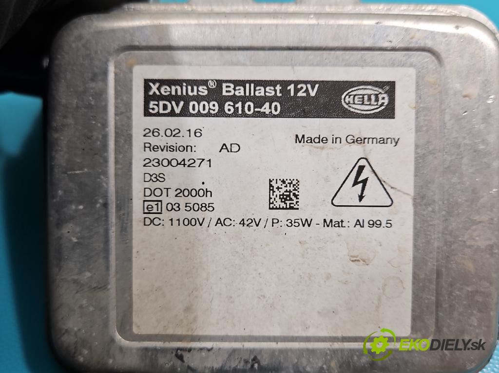 Jaguar XE 2015-2024 2.0d 179KM automatic 132 kW 1999 cm3 4- střídač: xenon 5DV009610-40 (Riadiaca jednotka xenónu)