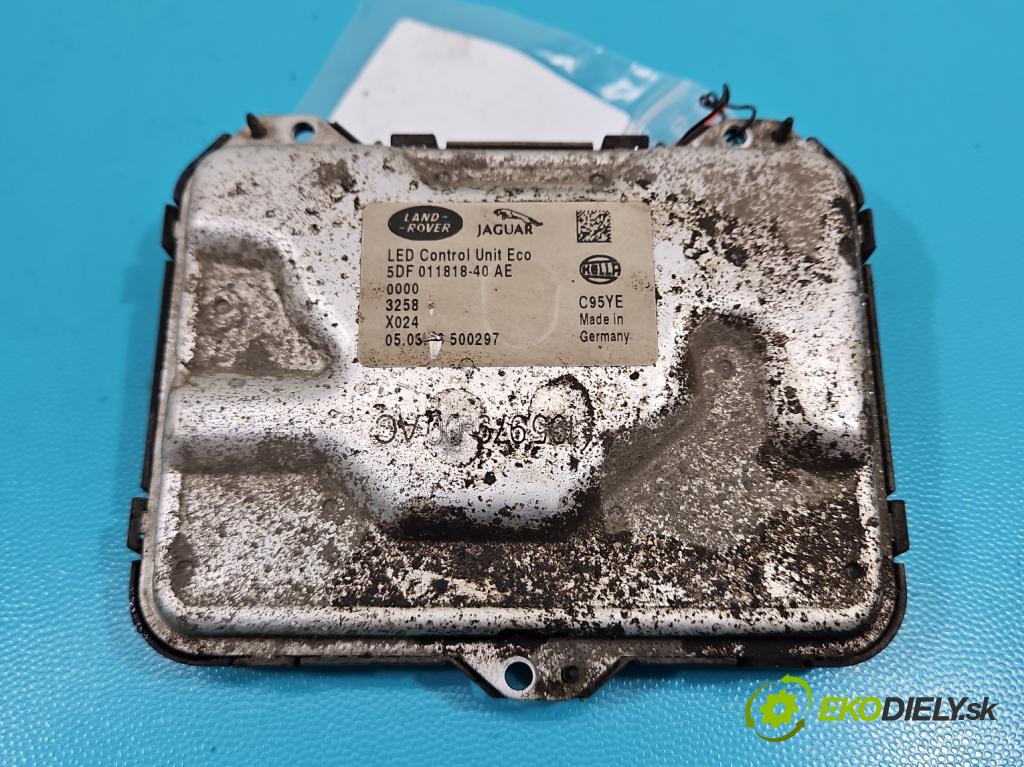 Jaguar XE 2015-2024 2.0d 179KM automatic 132 kW 1999 cm3 4- střídač: xenon 5DF011818-40 (Riadiaca jednotka xenónu)