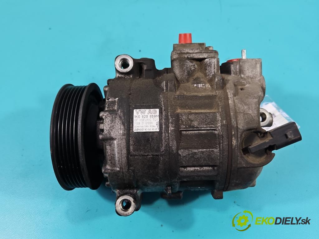 Audi A3 8P 2003-2012 1.4 TFSI 125 HP manual 92 kW 1390 cm3 5- Kompresor: klimatizácie 1K0820859M (Kompresor klimatizácie)