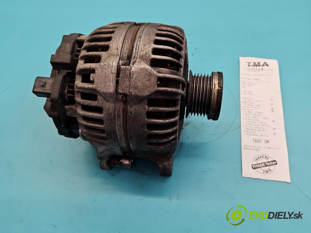 Audi A3 8P 2003-2012 1.4 TFSI 125 HP manual 92 kW 1390 cm3 5- Alternator  (Alternátor)