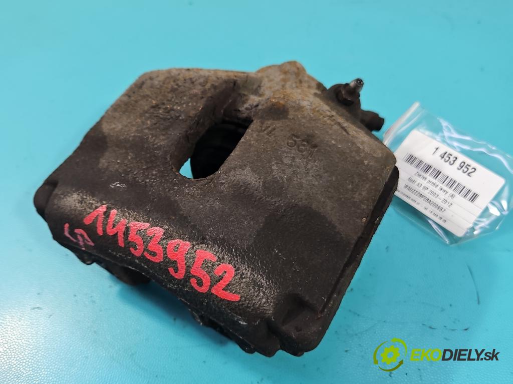 Audi A3 8P 2003-2012 1.4 TFSI 125 HP manual 92 kW 1390 cm3 5- brzdič predné ľavý  (Kľučka dverí ostatné)