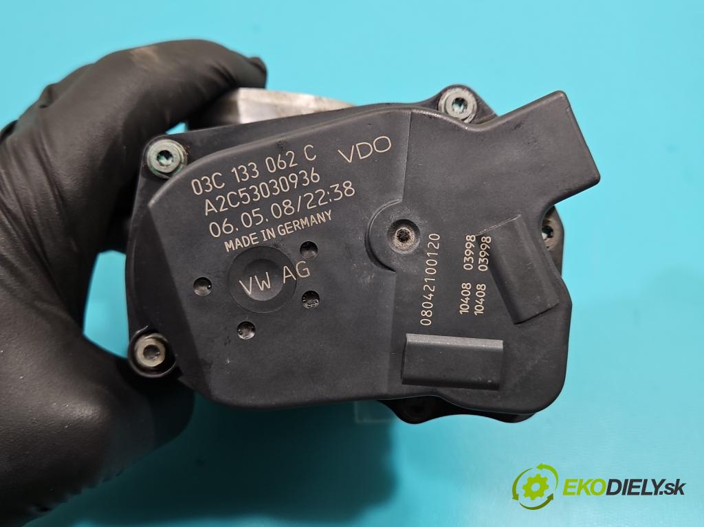 Audi A3 8P 2003-2012 1.4 TFSI 125 HP manual 92 kW 1390 cm3 5- klapka 03C133062C (Škrtiaca klapka)