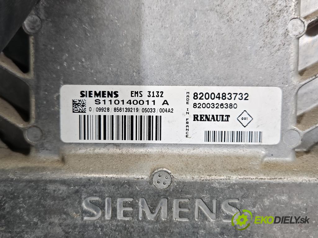 Dacia Logan I 2005-2014 1.4 8V 75 HP manual 55 kW 1390 cm3 4- riadiaca jednotka motora 8200483732