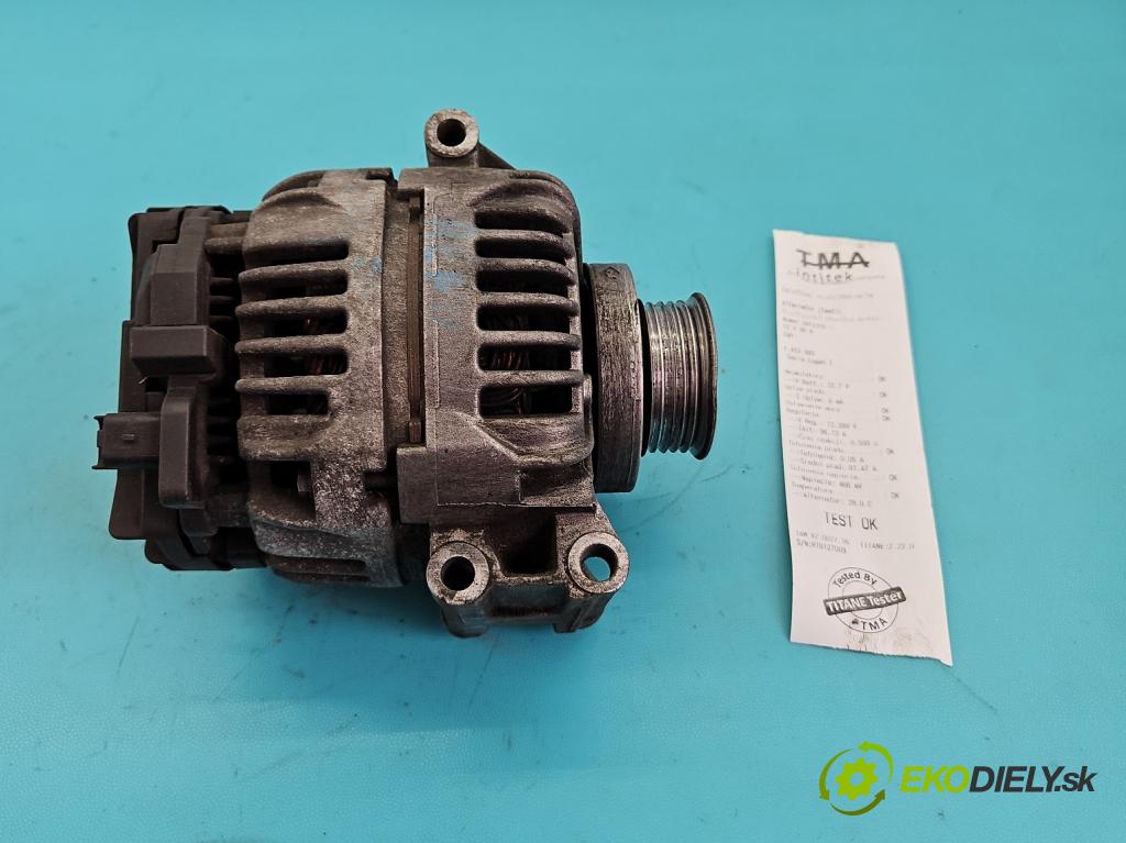 Dacia Logan I 2005-2014 1.4 8V 75 HP manual 55 kW 1390 cm3 4- Alternator 0124325031 (Alternátor)
