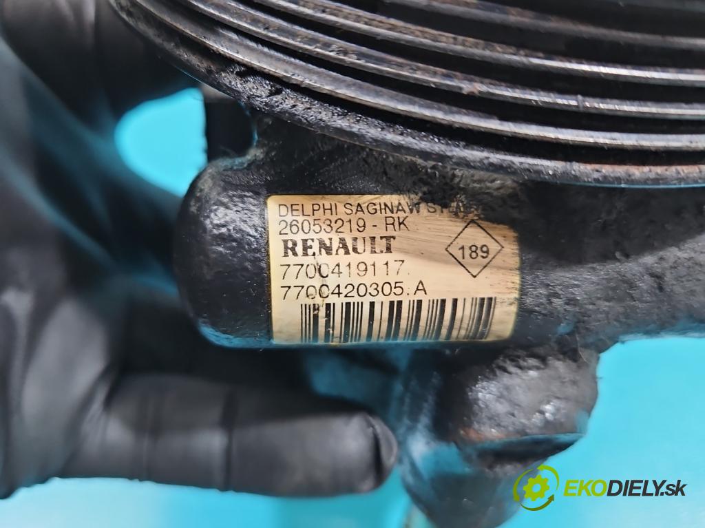 Dacia Logan I 2005-2014 1.4 8V 75 HP manual 55 kW 1390 cm3 4- čerpadlo posilovač 7700419117 (Servočerpadlo, pumpa riadenia)