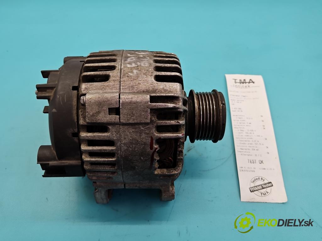 Audi A3 8L 1996-2003 1.6 SR 101 HP manual 74 kW 1595 cm3 3- Alternator 06F903023C (Alternátor)
