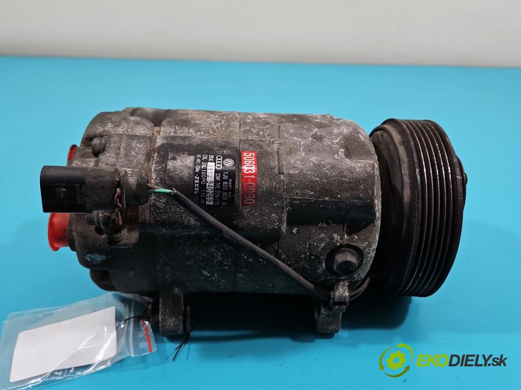 Audi A3 8L 1996-2003 1.6 SR 101 HP manual 74 kW 1595 cm3 3- Kompresor: klimatizácie 1J0820803G (Kompresor klimatizácie)