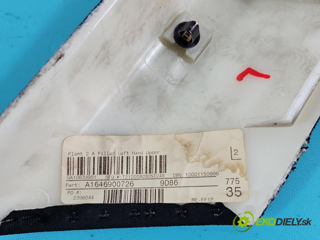 Mercedes ML W164 2005-2011 17 Rozstrapkané: materiál