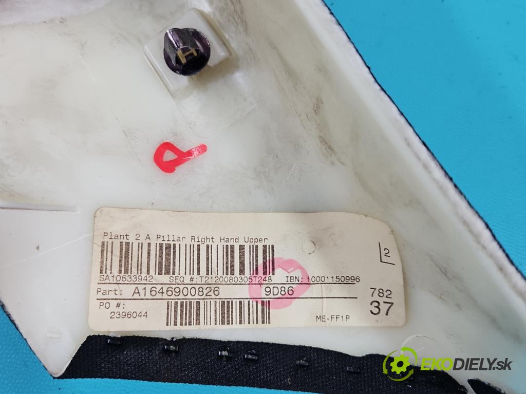 Mercedes ML W164 2005-2011 17 Rozstrapkané: materiál
