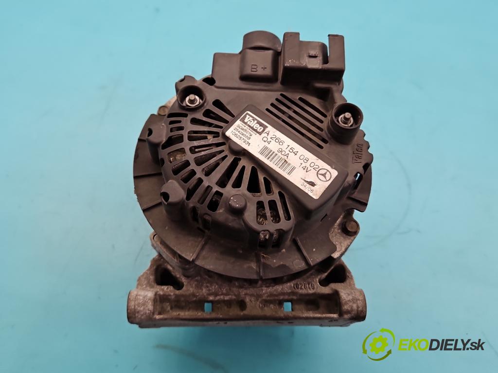 Mercedes A W169 2004-2012 1.5 95 HP manual 70 kW 1498 cm3 5- Alternator A2661540802 (Alternátor)