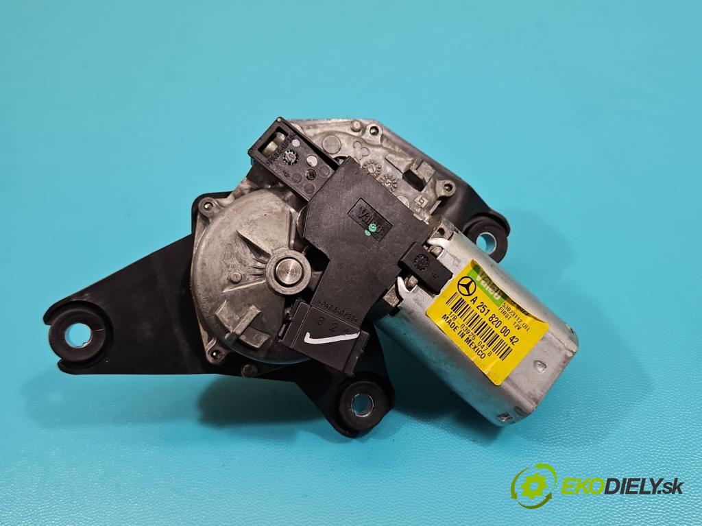 Mercedes ML W164 2005-2011 3.0 cdi (642940) 224 hp automatic 165 kW 2987 cm3 5- motor stěrače zadní A2518200042