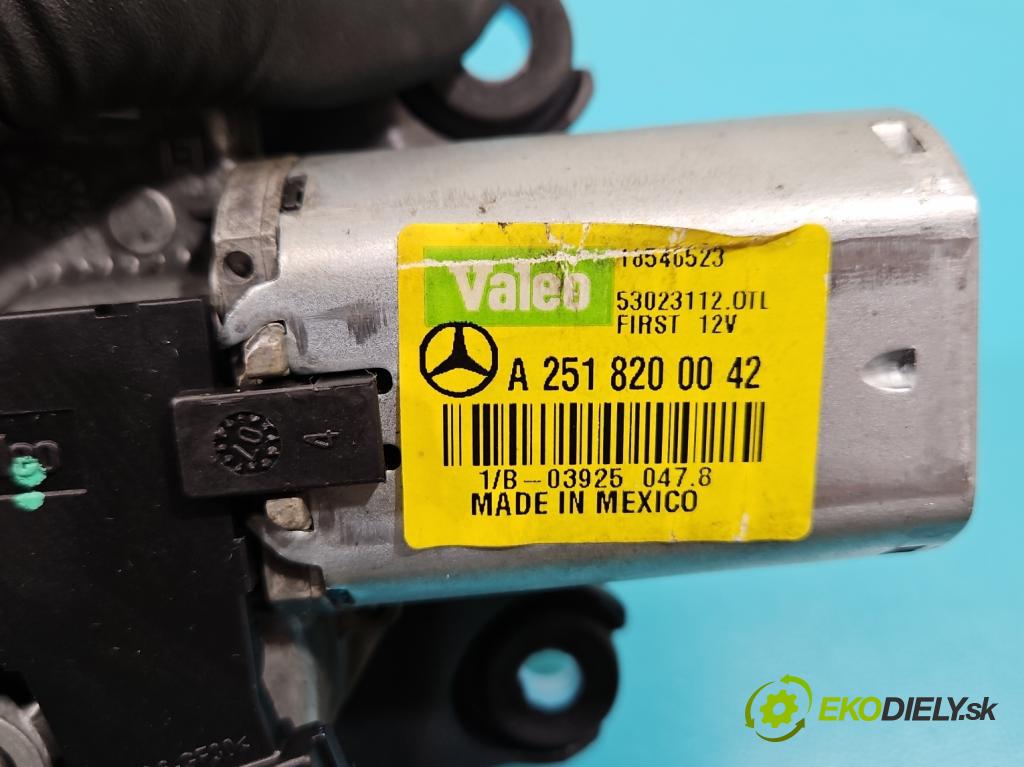 Mercedes ML W164 2005-2011 3.0 cdi (642940) 224 hp automatic 165 kW 2987 cm3 5- motor stěrače zadní A2518200042
