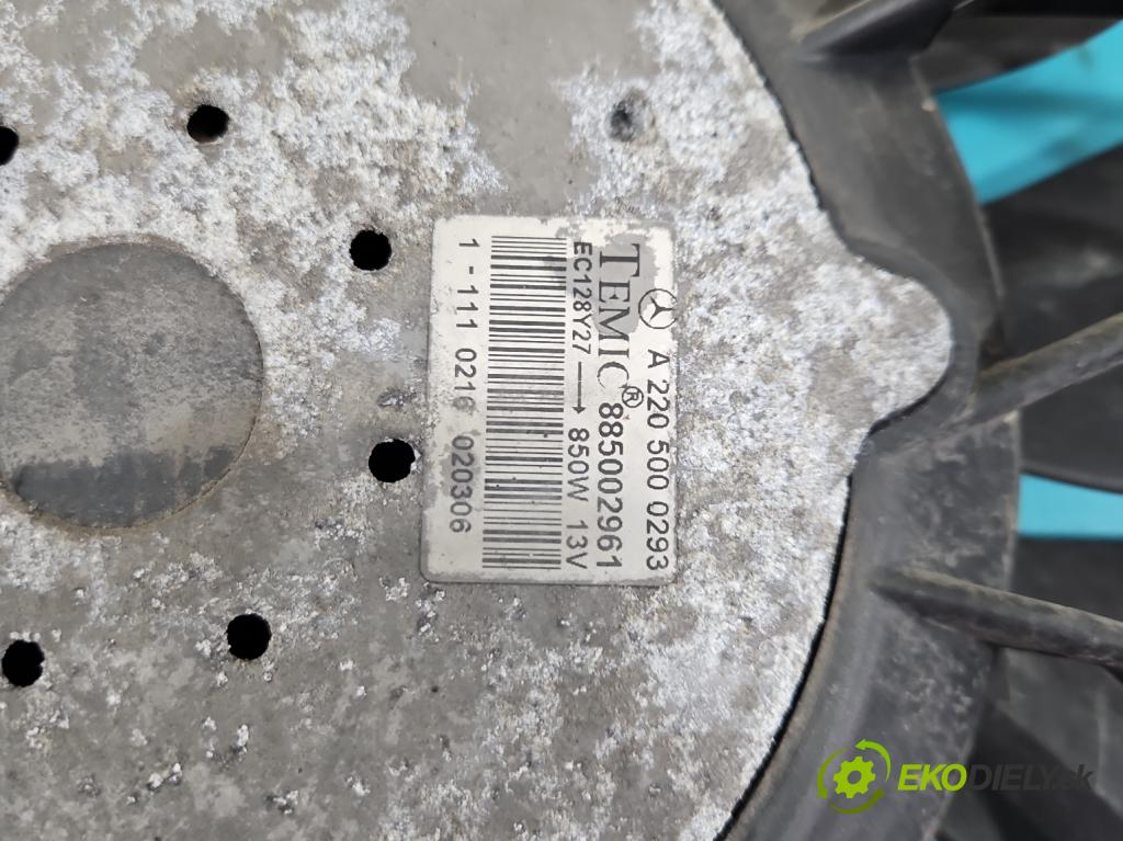 Mercedes ML W164 2005-2011 3.0 cdi (642940) 224hp automatic 165 kW 2987 cm3 5- Ventilátor chladiča A2205000293
