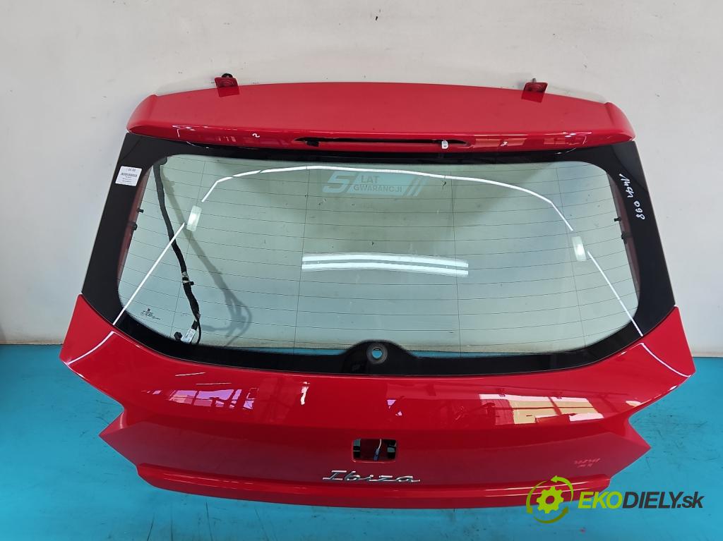 Seat Ibiza V KJ 2017- 1.0 TSI 95 hp manual 70 kW 999 cm3 5- zadní kufrové dveře  (Zadní kapoty)