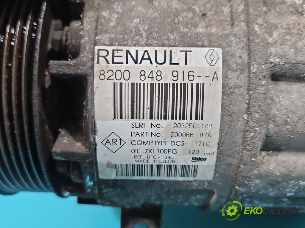 Renault Master III 2010-2019 2.3 dci 125 HP manual 92 kW 2299 cm3 5- Kompresor: klimatizácie 8200848916A (Kompresor klimatizácie)