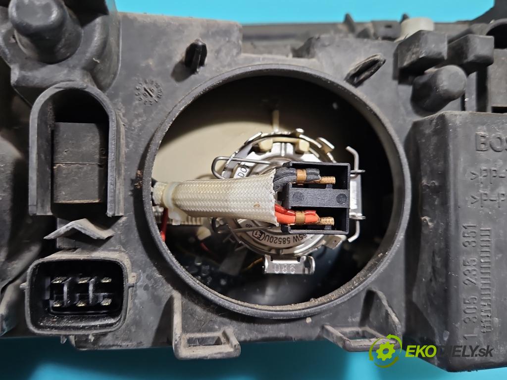 Mazda 626 2.0 16V 116 HP manual 85 kW 1991 cm3 4- Reflektor: pravý  (Svetlo predné pravé)