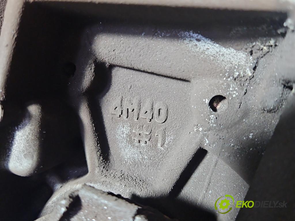 Nissan Almera N16 2000-2006 1.5 16V 90 HP manual 66 kW 1498 cm3 3- prevodovka stupeň,rýchlosť manual 4M40