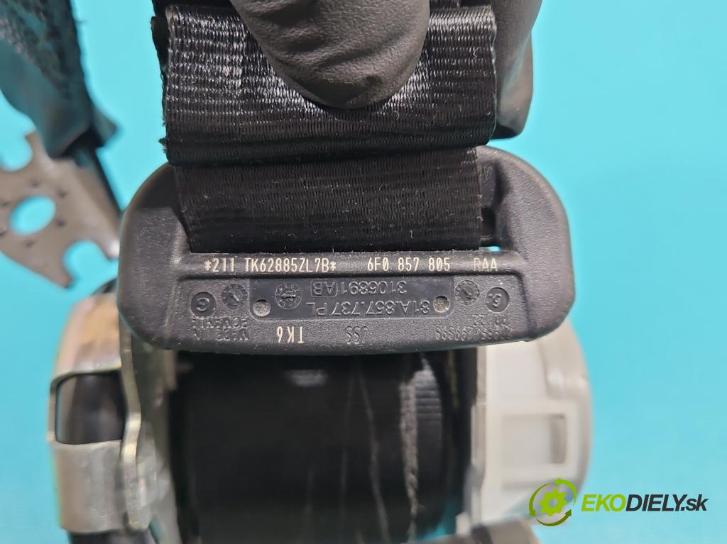 Seat Ibiza V KJ 2017- 1.0 TSI 95 HP manual 70 kW 999 cm3 5- pas bezpečnosť: zadné pravý 6F0857805